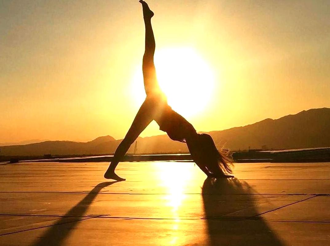 Welcoming the Sunrise with Yoga and Uluru's Majesty